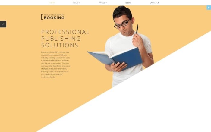 Publishing Company Responsive Joomla Template