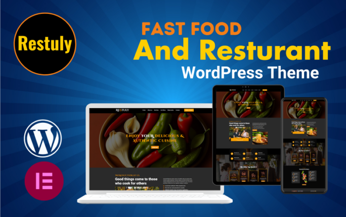 Restuly Fast Food And Resturant Full Responsive Wordpress Theme