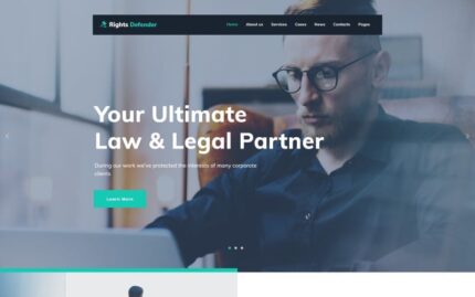 Rights Defender - Lawyer WordPress theme