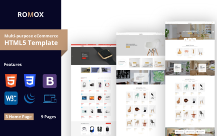 Romox | Multi-purpose eCommerce HTML5 Template