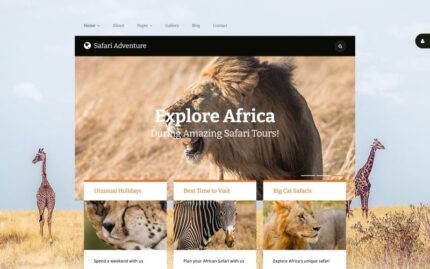 Safari Adventure Joomla Template