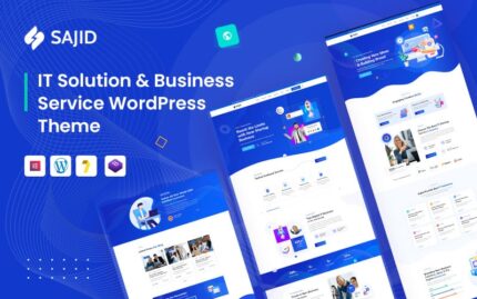 Sajid - IT Startup & IT Solution WordPress theme