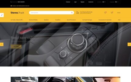 Сar Audio Responsive OpenCart Template