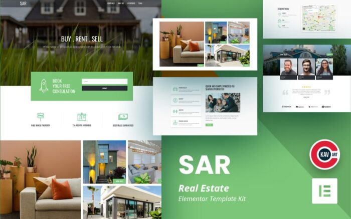 SAR - Real Estate Elementor Kit