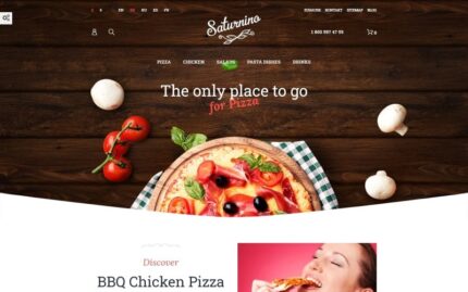 Saturnino - Pizza Restaurant PrestaShop Theme