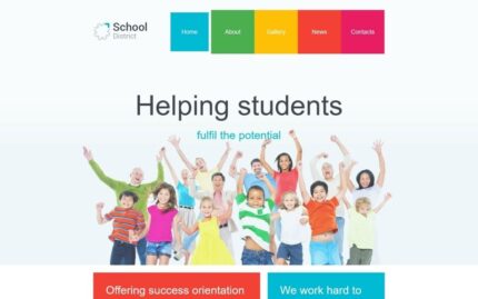 School District Joomla Template