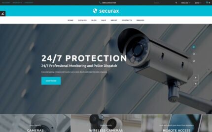 Securax - Security Equipment Store Responsive OpenCart Template