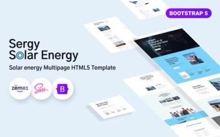 Sergy - Solar Energy Company Website Template