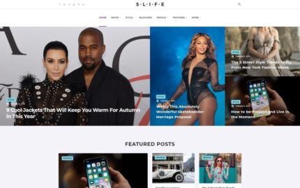 Slife - Lifestyle WordPress Elementor Theme