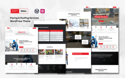 Soft Ideal Paving Sevices WordPress Theme