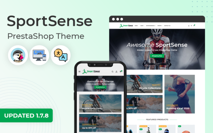 SportSense - MultiPurpose Responsive Prestashop Theme