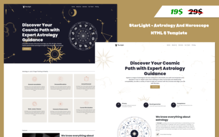 StarLight - Astrology & Horoscope HTML5 Bootstrap Template