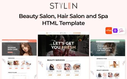 Stylen – Beauty Salon, Hair Salon and Spa HTML Template