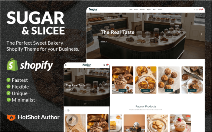 Sugar & Slicee - Sweet Bakery Store Shopify Theme