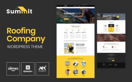 Summit - Roofing Responsive WordPress Theme