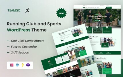 Teamgo – Running Club & Fitness WordPress Theme