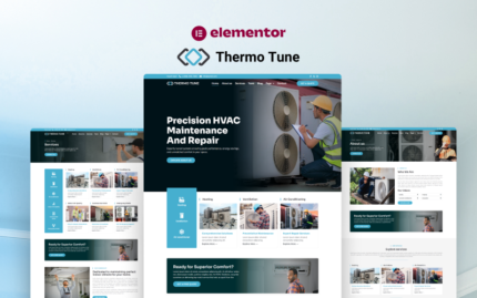 ThermoTune —  AC Repair Elementor Template Kit