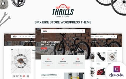 Thrills - Bicycle and Bike Shop WordPress Theme