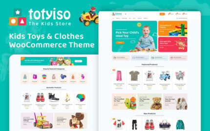 Totyiso - Kids Toys & Clothes Store Elementor WooCommerce Theme