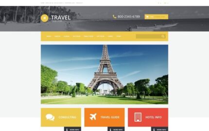 Travel Agency Responsive OpenCart Template