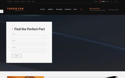 Trucktun - Spare Parts Store Ecommerce Clean Bootstrap PrestaShop Theme