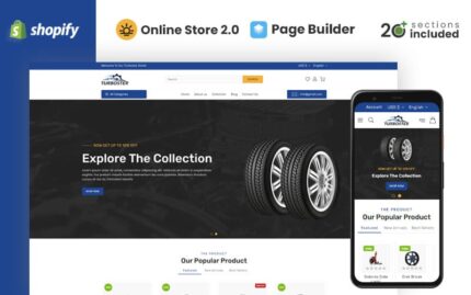 Turboster Auto Parts Store Shopify Theme