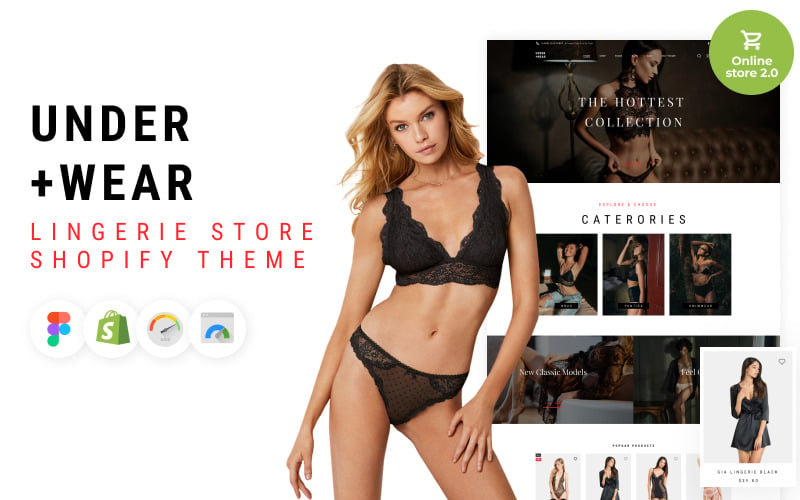 Under+Wear - Lingerie Store Shopify Theme