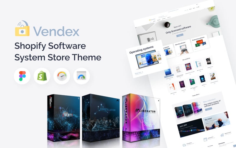 Vendex - Shopify Software System Store Theme