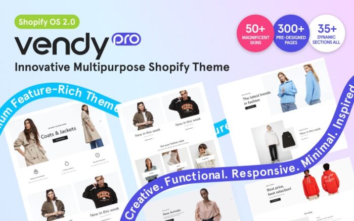 Vendy Pro - Innovative Multipurpose Shopify Theme OS 2.0