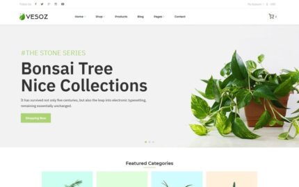 Vesoz - Plants And Nursery Shopify Theme