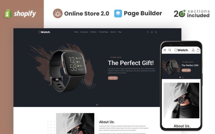 Watch &  Accessories Store Shopify Theme