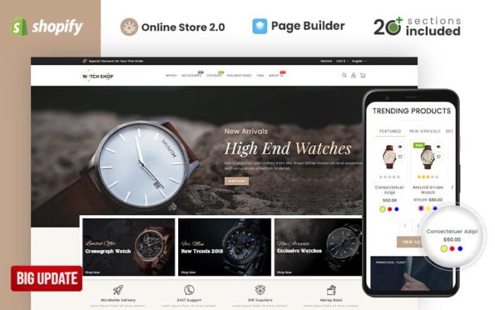 Watch Store Shopify Theme