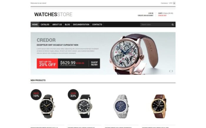 Watches Responsive Shopify Theme