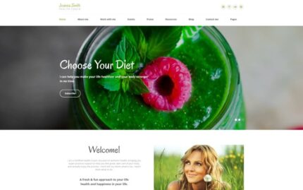 Weight Loss Responsive Website Template