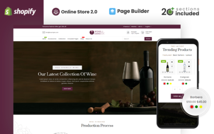 Wine&Dine Responsive Shopify Theme