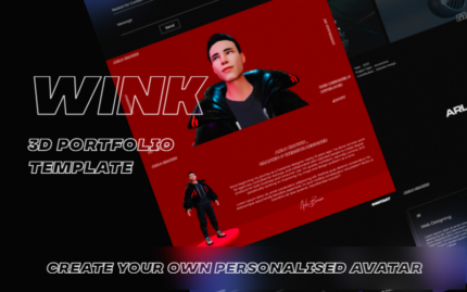 Wink - Multipurpose Portfolio 3D Template