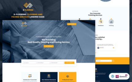 X-Flooring - Services Ready to use Elementor Template